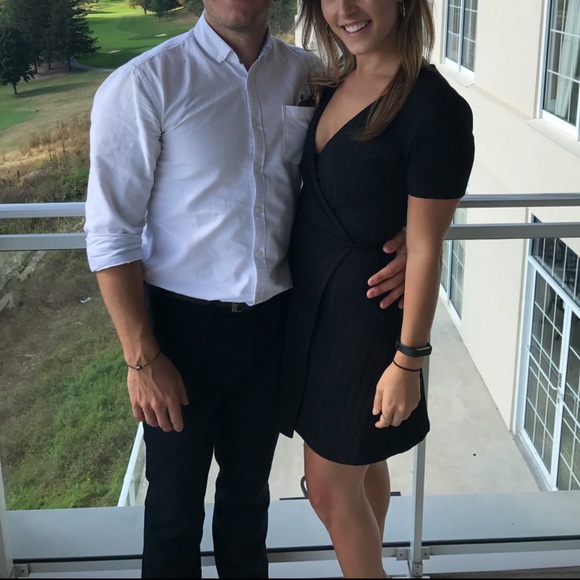 ZARA Wrap Dress - Little Black Dress - Picture 3 of 3